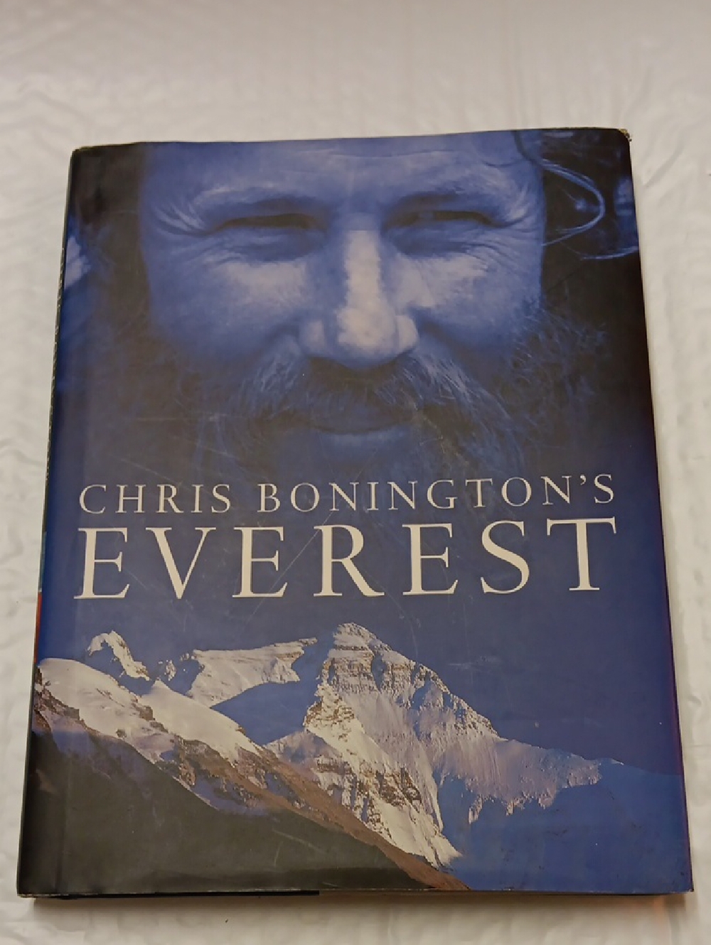 Chris Bonington's Everest Hardcover Book - Blue Cover